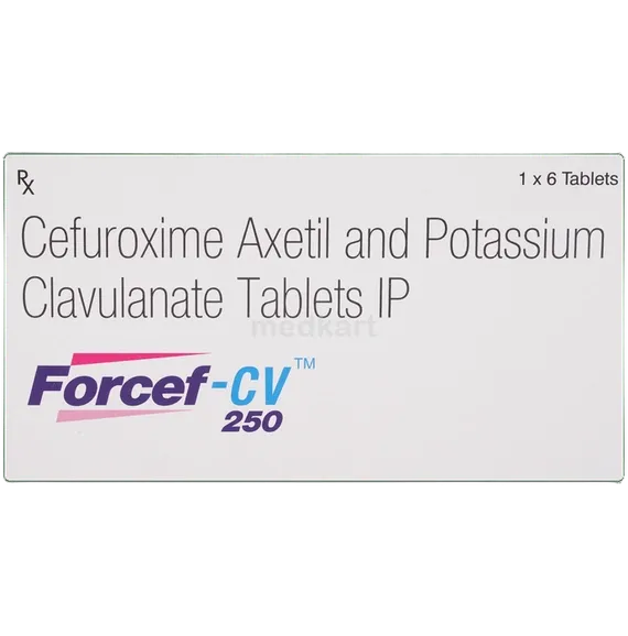 forcef cv 250mg tablet 10's